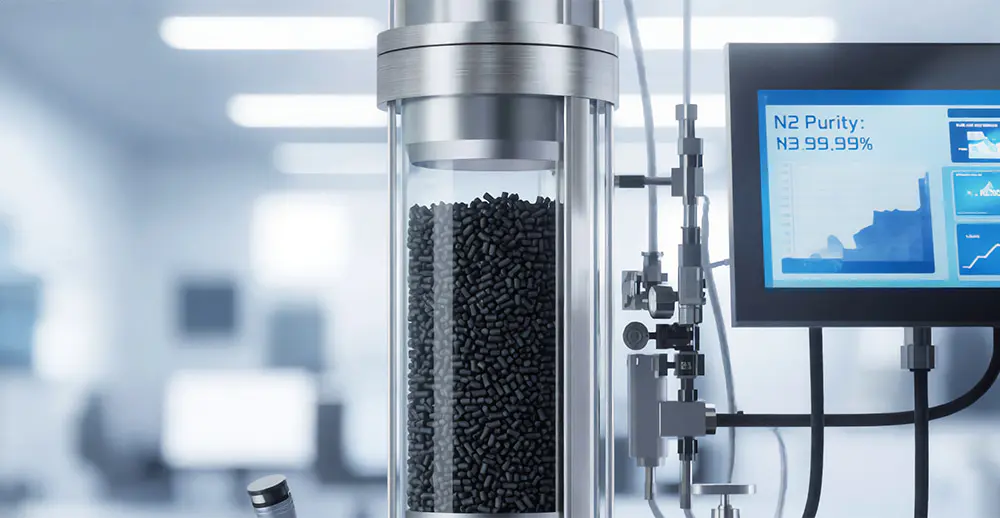 Gaz nośny do przyrządów laboratoryjnych